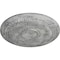 Ekena Millwork Caputo Ceiling Medallion (Fits Canopies up to 6"), 24 1/4"OD x 1 1/2"P, Ultra Pure White Crackle CM24CAUWC - alternate 3
